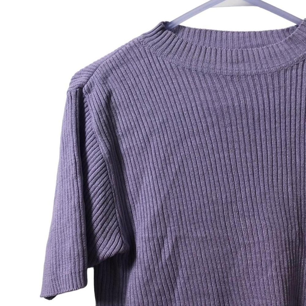 Vintage lilac lightweight knit top